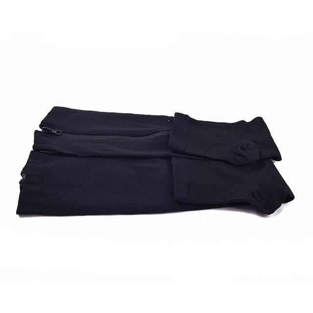 Alivium Socks meias de alta tecnologia com ziper para alivio de dores e varizes